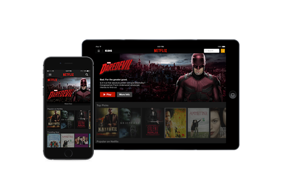 Watch on phone and tablet